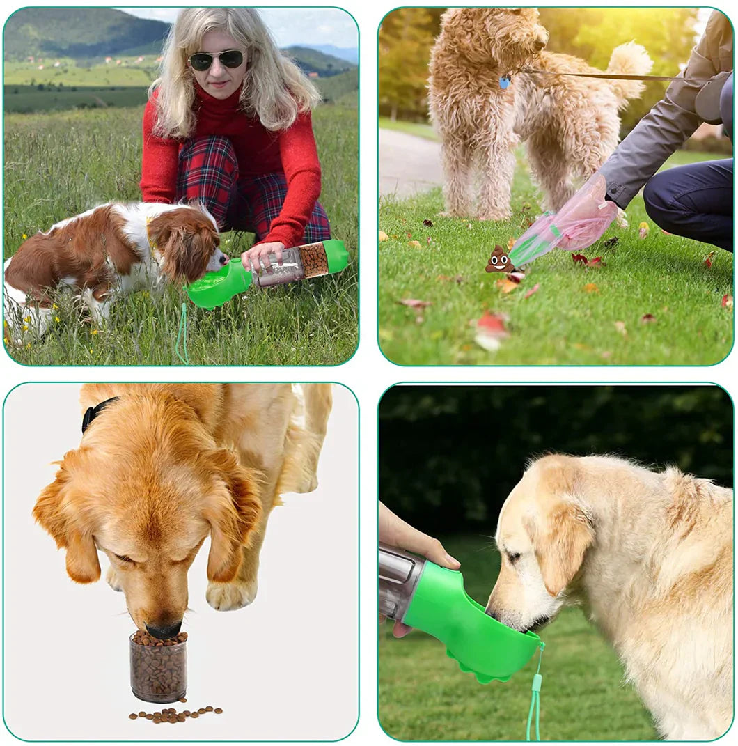 Botella Portátil 4 en 1 Multifuncional para Mascotas – buywich